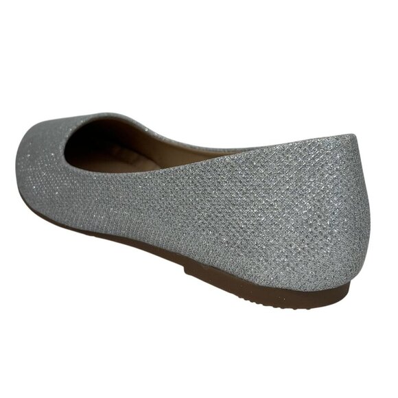 LUCITA / Friendly / Silver / Glittery / Flats / With Pointed Toe Elegant Design - Picture 4 of 10